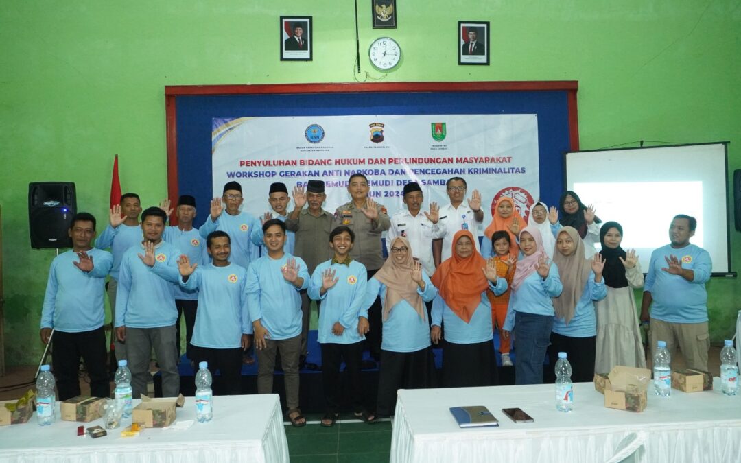 GERAKAN ANTI NARKOBA DAN PENCEGAHAN KRIMINALITAS DESA SAMBAK